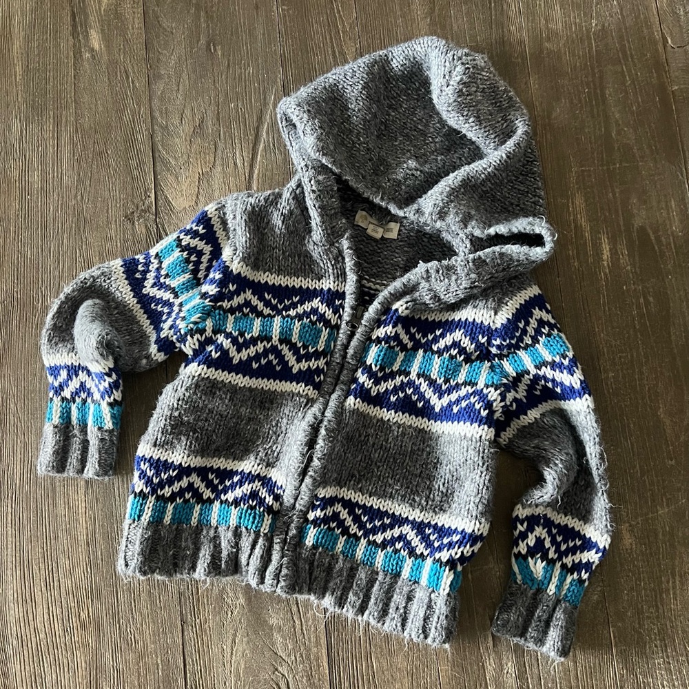 Tucker + Tate Zip-up Sweater, Youth size 2